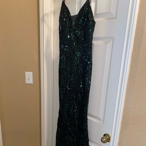 Sequin Green Dress